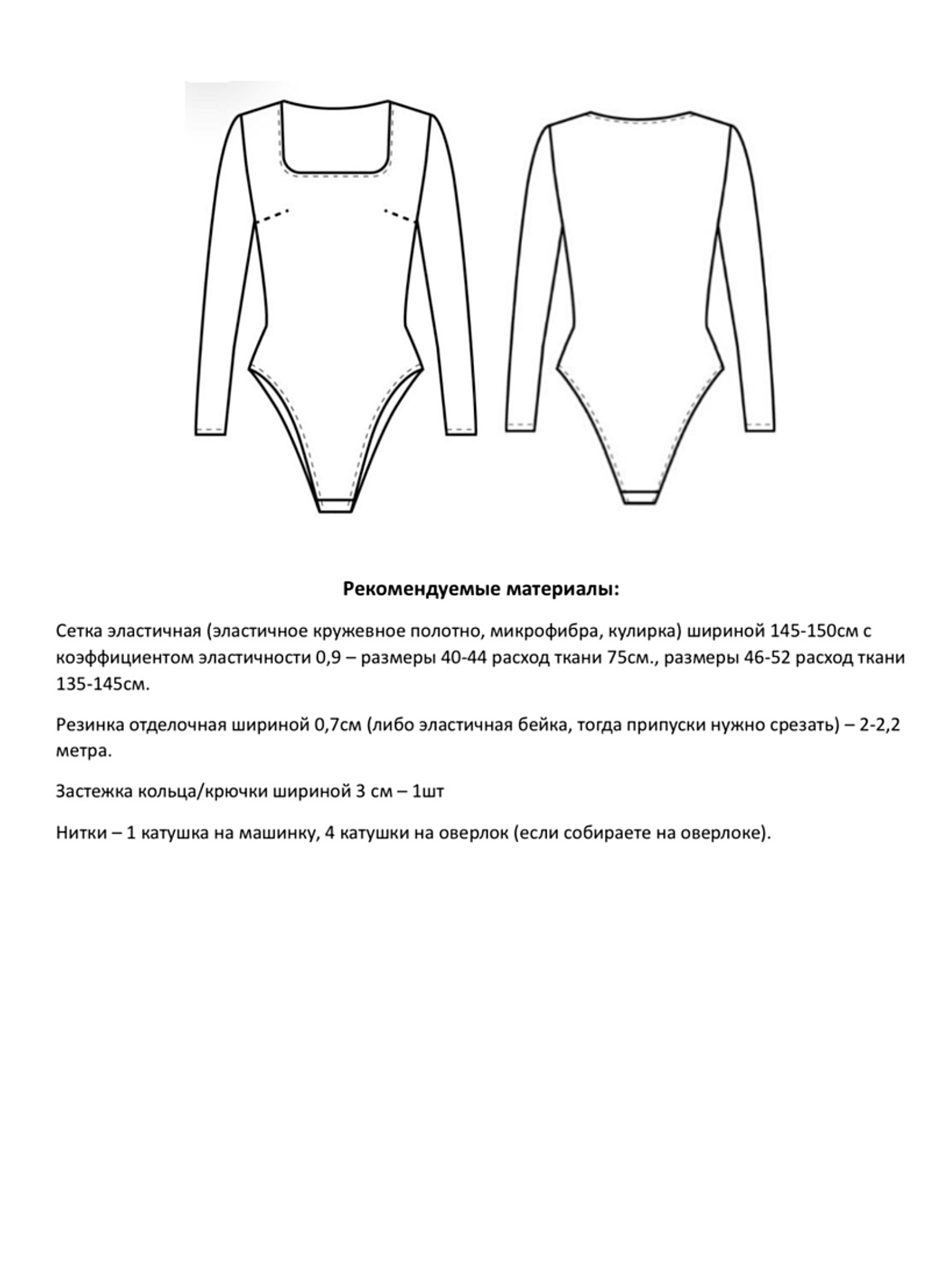 Материалы и расход