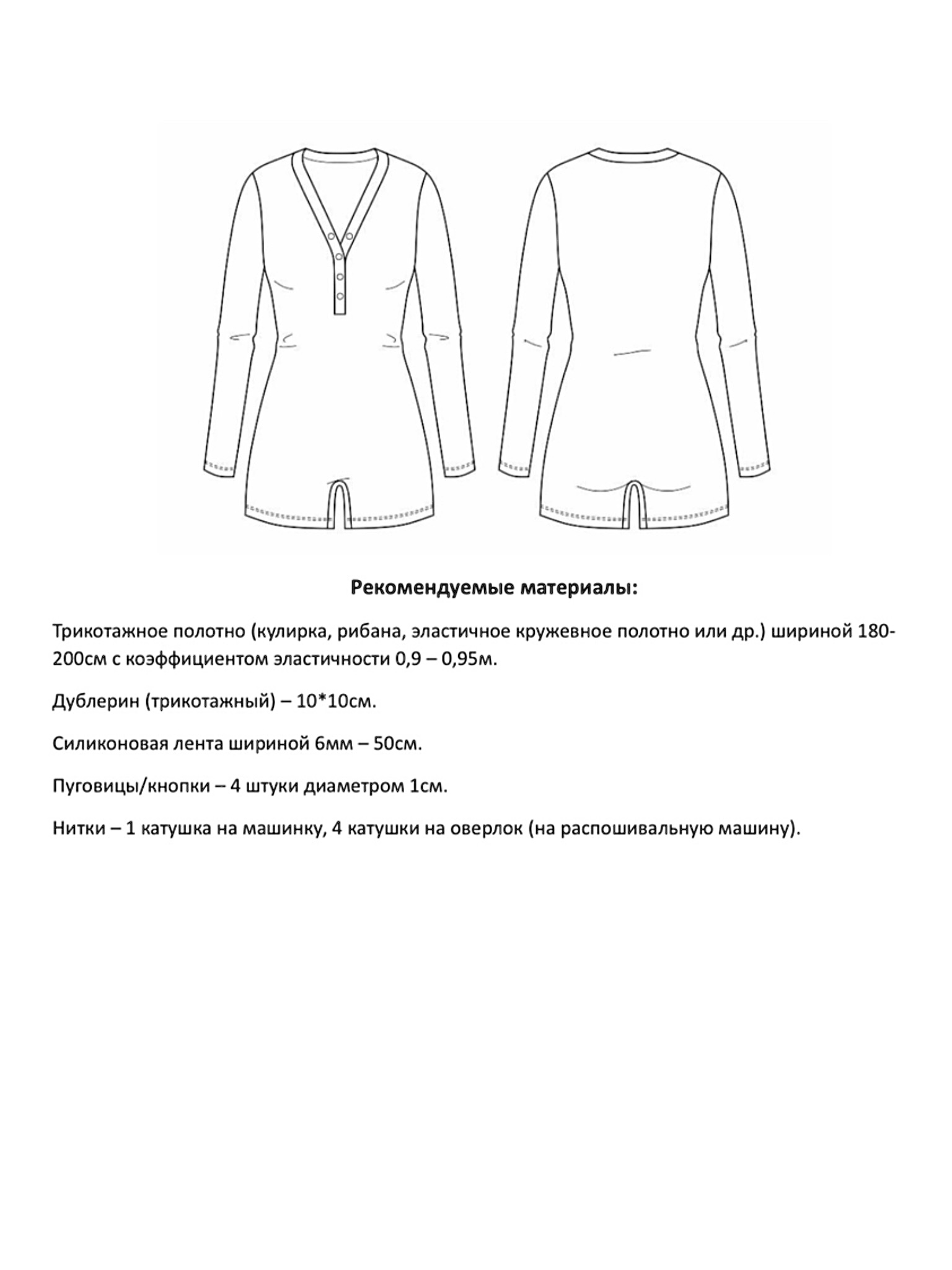 Материалы и расход